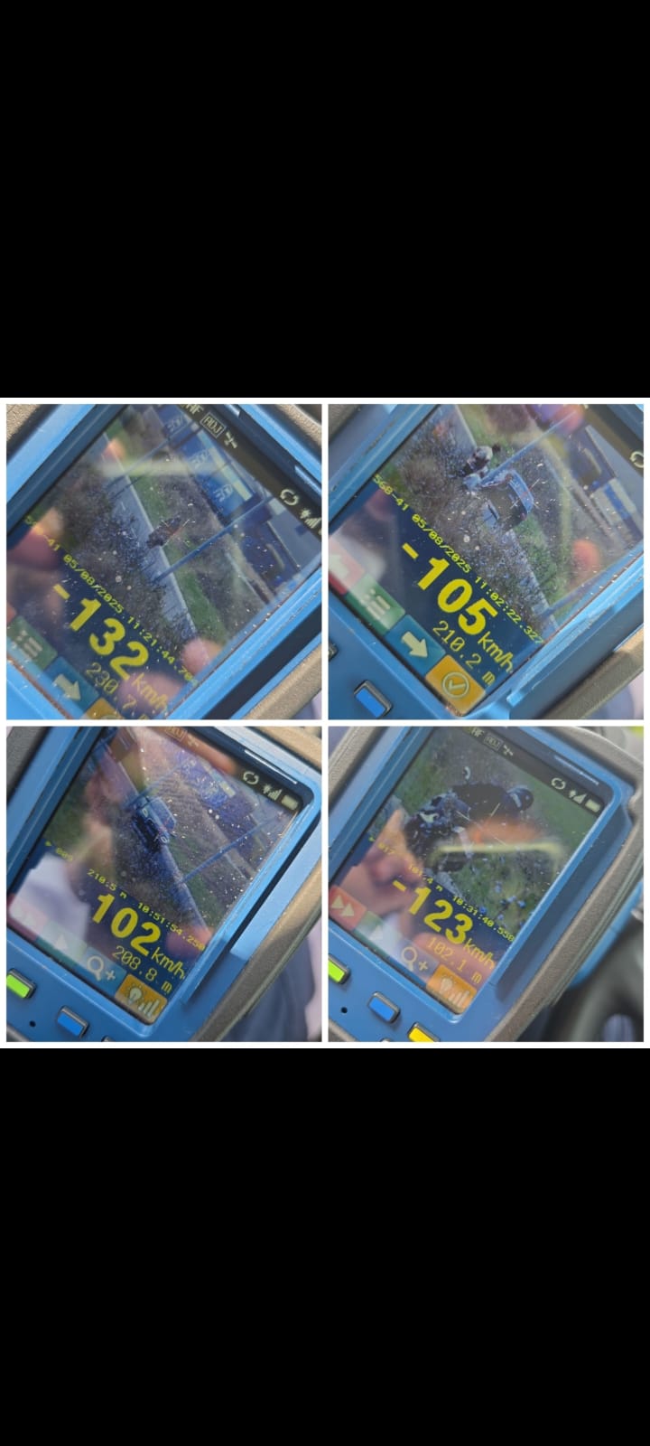 FOTO: Acțiunea SPEED face primele „victime” printre sibieni. Un motociclist a primit o amendă de 4.000 de lei