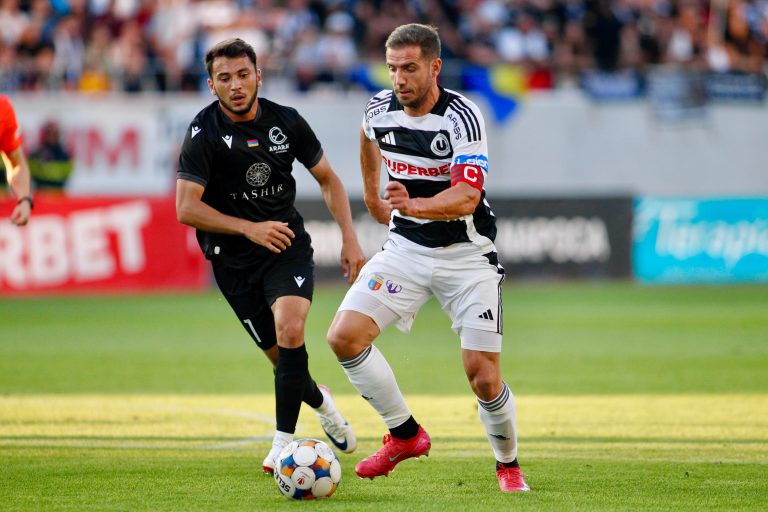 FOTO: U Cluj a pierdut la Sibiu, 1-2 cu Ararat Armenia, și a părăsit Conference League