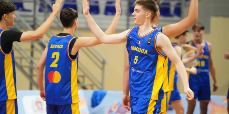 Echipa U16 a României încheie Campionatul European: Sibiul, a avut un reprezentant valoros în lot