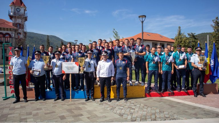 Pompierii sibieni pe podium la întrecerea națională