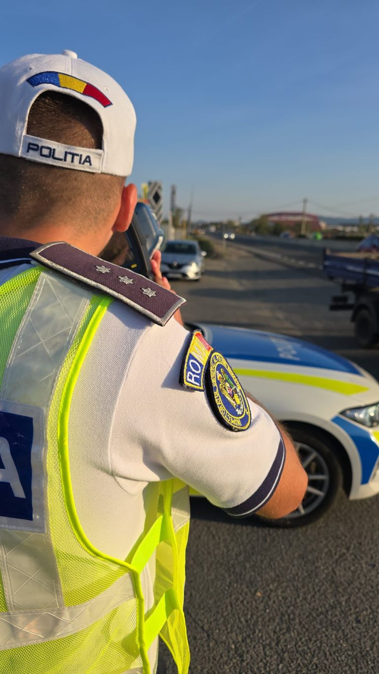 FOTO: Acțiune-fulger pe șoselele din județul Sibiu. Zeci de șoferi au picat „testul radarului”