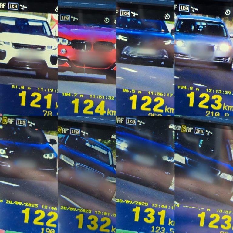 FOTO: 460 de șoferi amendați pentru viteză în județul Sibiu