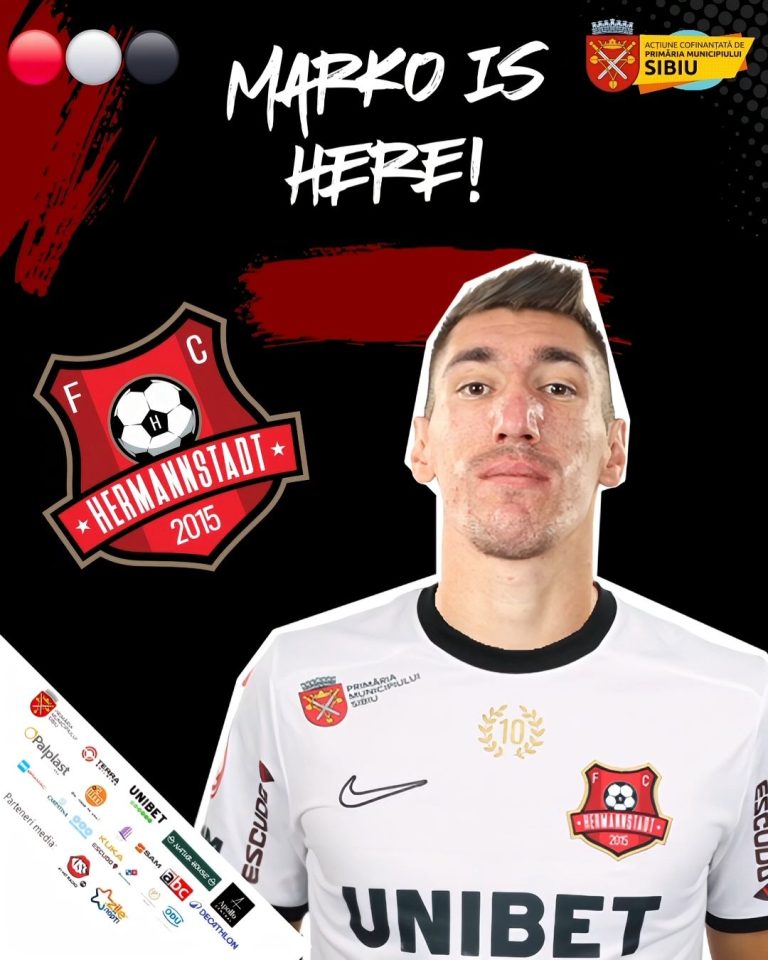 FOTO: Transfer spectaculos anunțat de FC Hermannstadt la miezul nopții