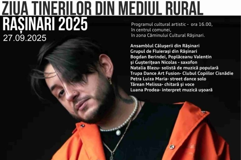 Tinerii rășinăreni se întâlnesc sâmbătă, în centrul comunei, să petreacă