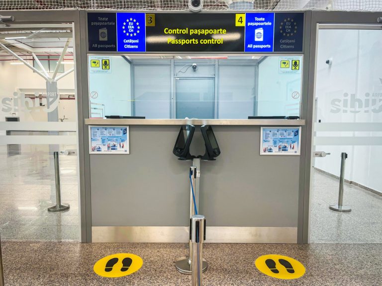 Aeroportul Internațional Sibiu, primul din România pe care devine operațional Sistemul de Intrare/Ieșire (EES) la controlul de frontieră