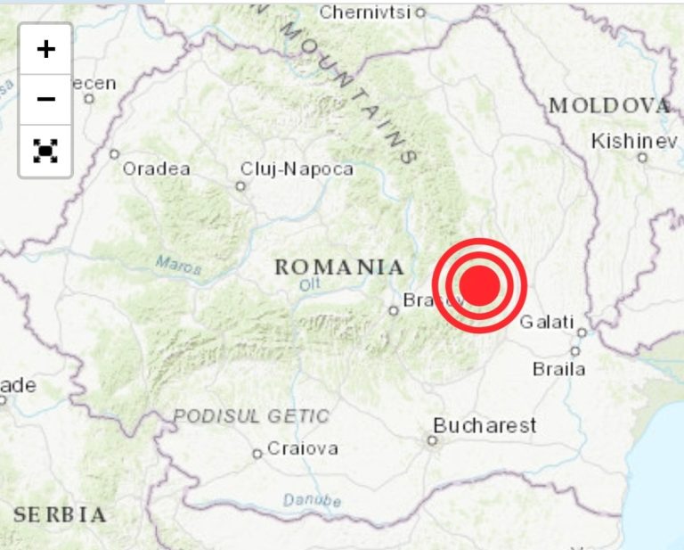 ULTIMA ORĂ: Cutremur cu magnitudinea peste 4 în România