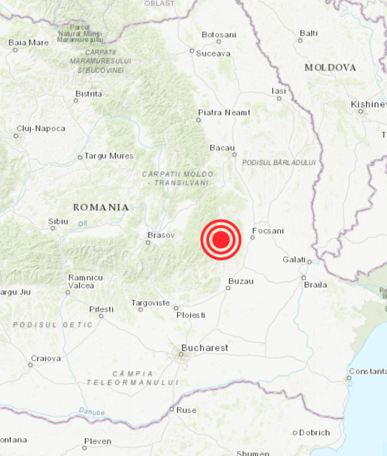 ULTIMA ORĂ: Două cutremure s-au produs, sâmbătă dimineața, în România