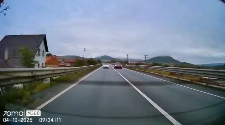 VIDEO: Depășiri extreme pe Valea Oltului: pe linie continuă și linie dublă continuă