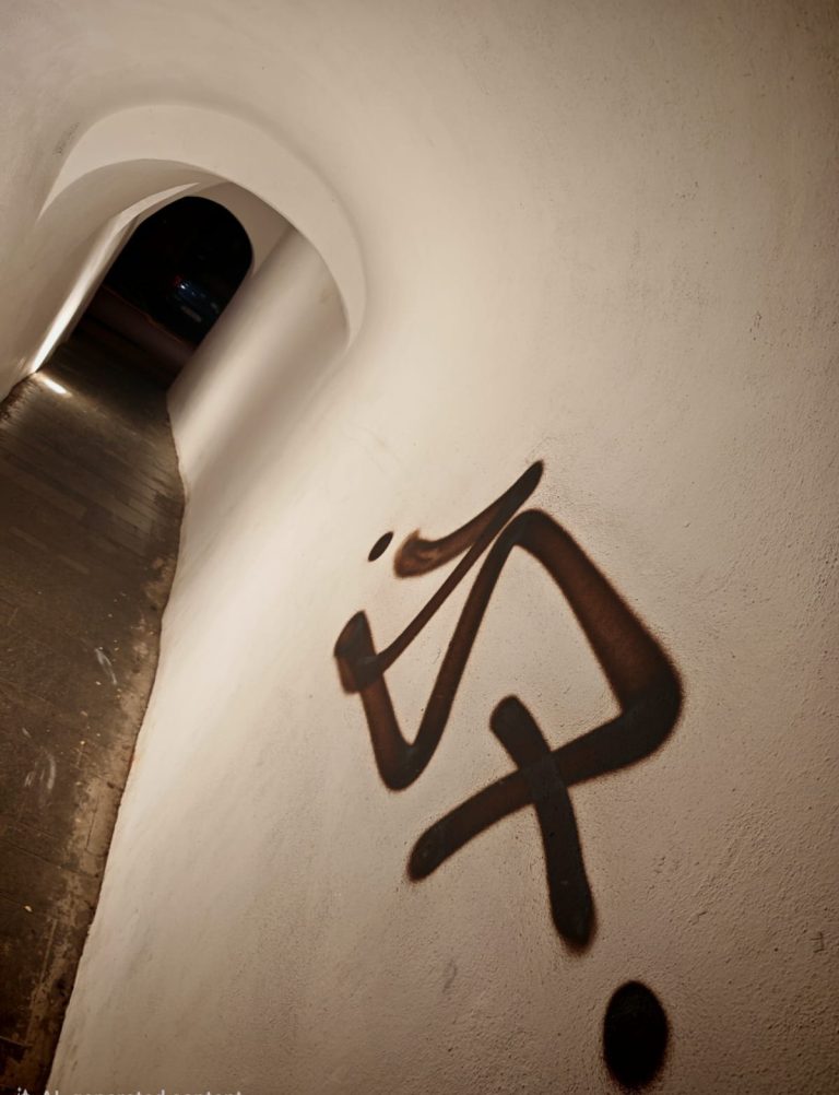 FOTO: Amenzi uriașe pentru un minor din Sibiu care a desenat cu grafitti pe zidurile și clădirile din oraș. Părinții acestuia vor plăti curățarea desenelor