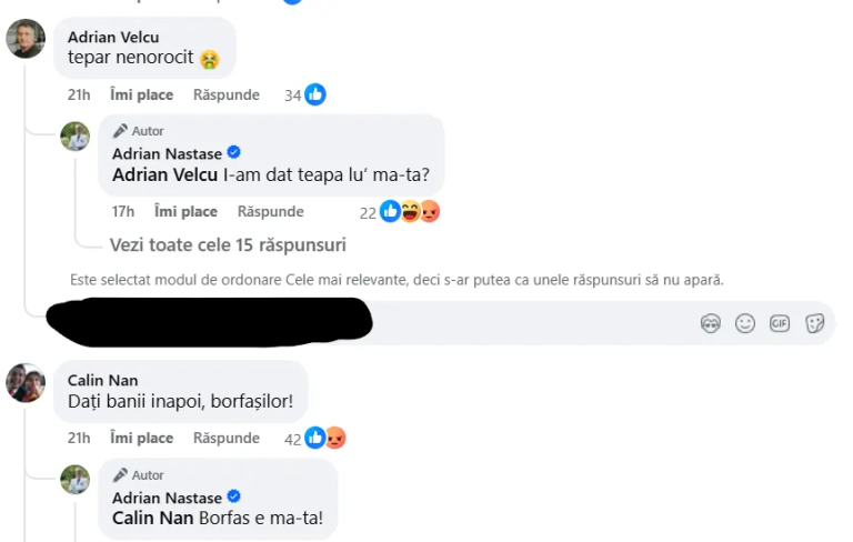 Limbaj de fost premier al României: „I-am dat țeapă lu’ mă-ta?” și „Borfaș e mă-ta”