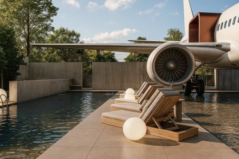 FOTO/VIDEO: Avionul „prăbușit” pe DN 1 a ajuns la destinație. Va fi transformat într-un hotel de lux