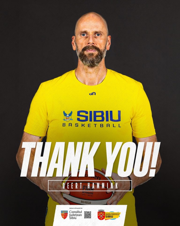 Antrenorul Geert Hammink s-a despărțit de CSU Sibiu