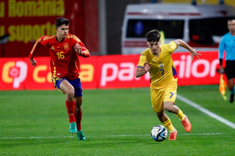 FOTO – Nicio șansă pentru „tricolorii” U21. 0-2 cu Spania pe Municipalul sibian