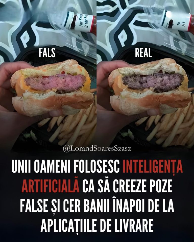 FOTO: Te-ai fi gândit la asta? Oamenii reclamă mâncarea livrată acasă, fac poze cu AI și primesc banii înapoi