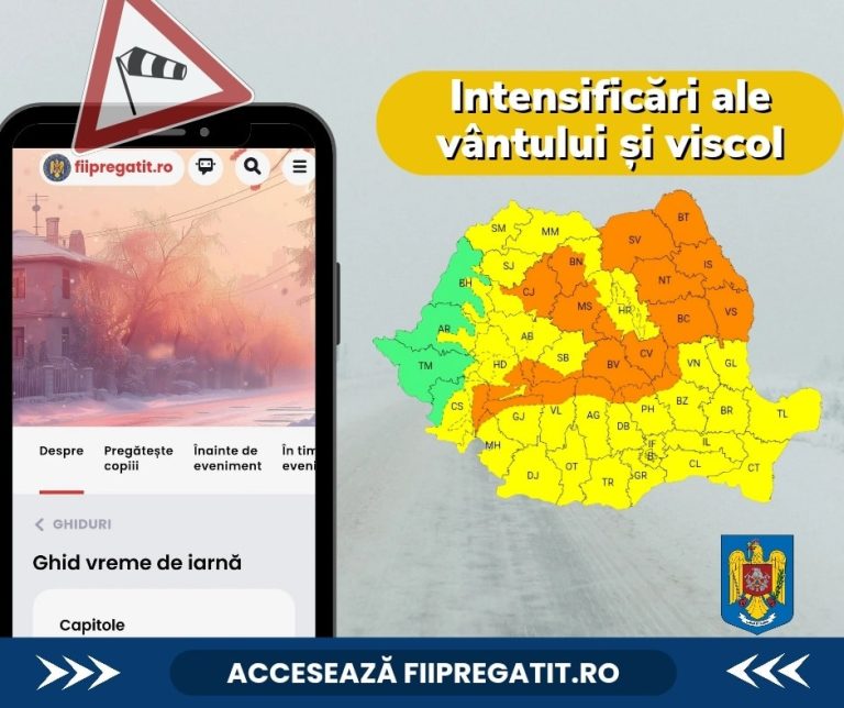 ALERTĂ IGSU: Este indicat să fie evitate deplasările care nu sunt absolut necesare. Activitățile turistice la munte ar trebui amânate