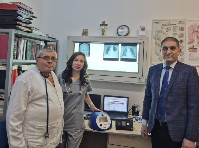 FOTO: Aparatură modernă, de un milion de lei, la Spitalul de Pneumoftiziologie Sibiu