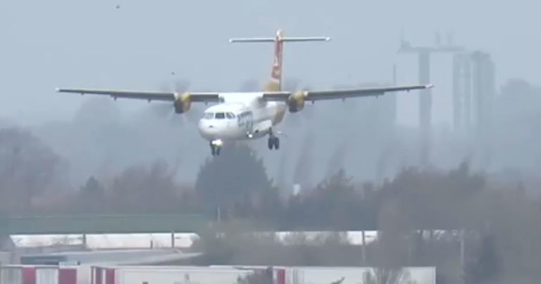 VIDEO: Aterizări în condiții extreme pe Aeroportul Cluj Napoca