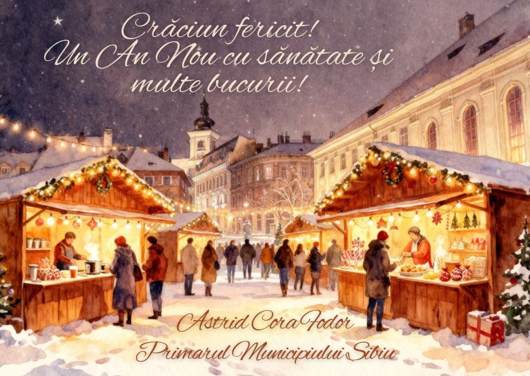 Mesajul primarului Astrid Cora Fodor cu ocazia Crăciunului și Anului Nou