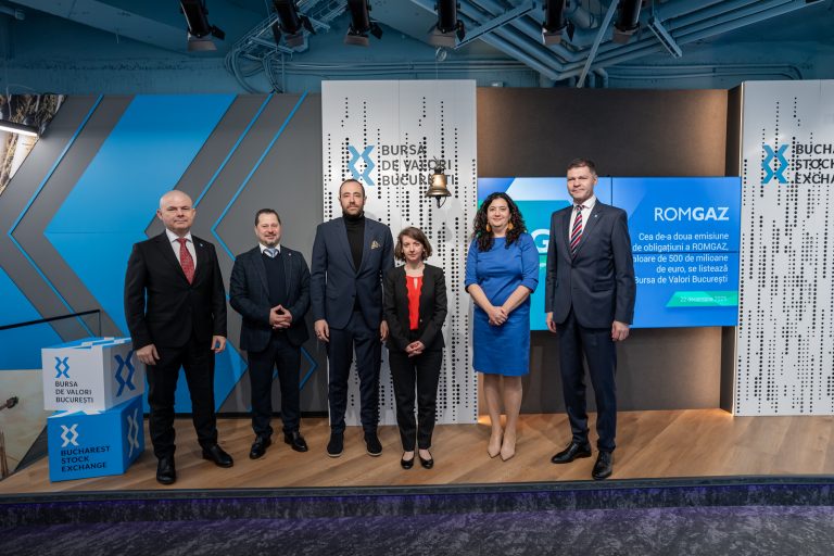 Romgaz Mediaș listează a doua emisiune de obligațiuni la Bursa de Valori București în valoare de 500 de milioane de euro