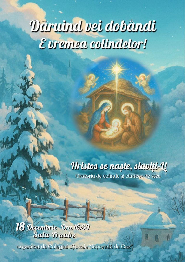 Consulul Germaniei la Sibiu vine la serbarea de Crăciun a Colegiului „Școala Națională de Gaz”