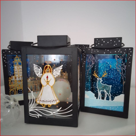 Lumina din vitralii: Povestea Tetianei, artista ucraineană care aduce căldură de Crăciun în casele din Sibiu