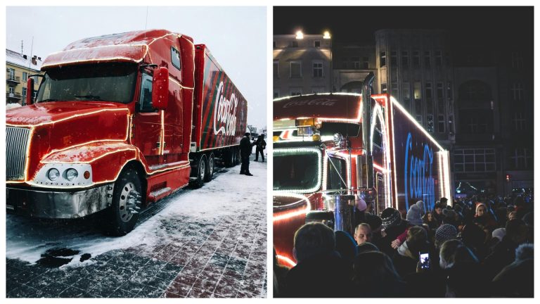 Caravana Coca-Cola vine la Sibiu! Distracția va fi în parcarea Shopping City