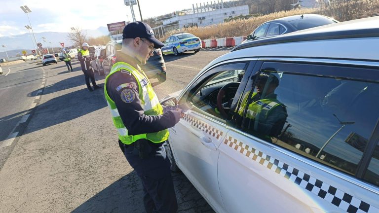 FOTO: Peste 250 de amenzi pe șoselele din județul Sibiu în doar 4 ore