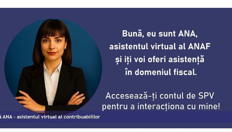 Surpriză la ANAF: „Bună! Eu sunt ANA”, asistentul virtual pentru contribuabilii români
