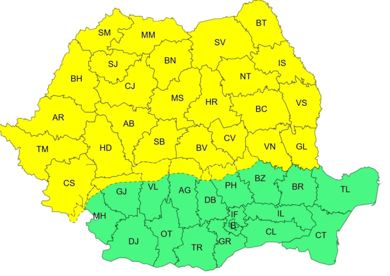 ALERTĂ METEO: Ninsorile abundente continuă, dar acum avem încă o problemă
