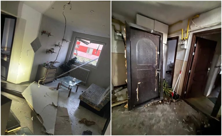 FOTO/VIDEO: EXPLOZIE devastatoare într-un bloc din Alba Iulia