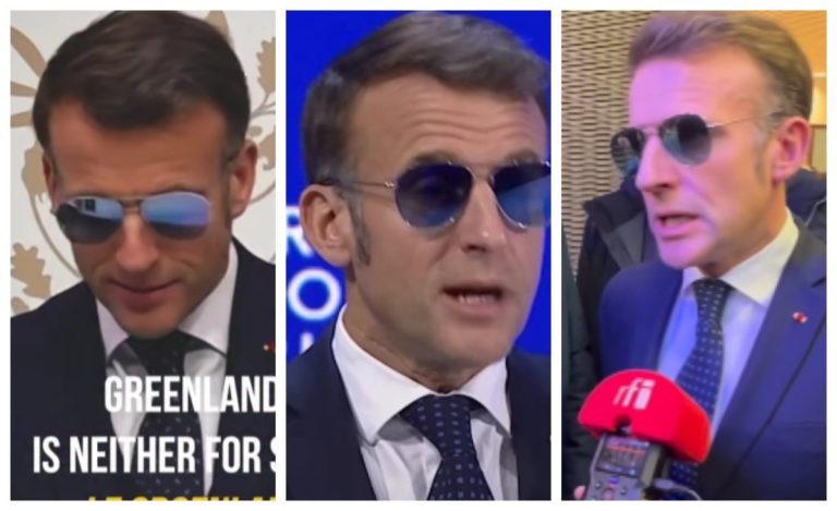 Au explodat vânzările pentru ochelarii de soare purtați de Emmanuel Macron la Davos. O mică afacere din Franța, transformată peste noapte
