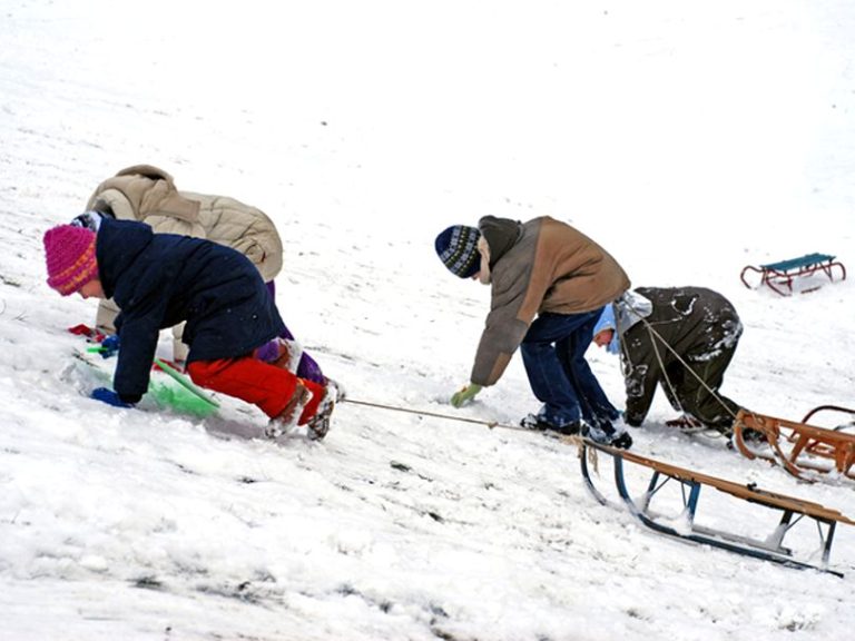 ULTIMA ORĂ: Un copil a intrat cu sania într-o mașină, la Șeica Mare