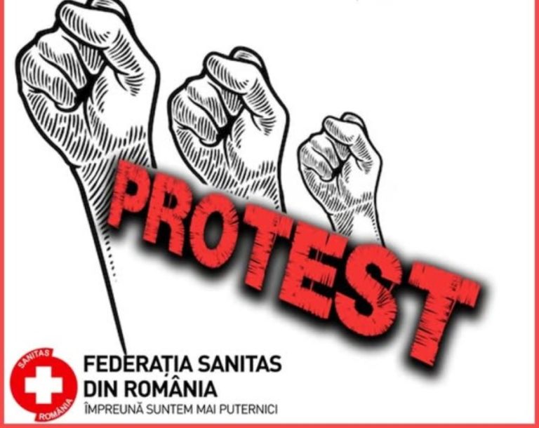 Federația Sanitas avertizează: Grevă generală în sănătate, dacă Guvernul taie salariile cu 10%