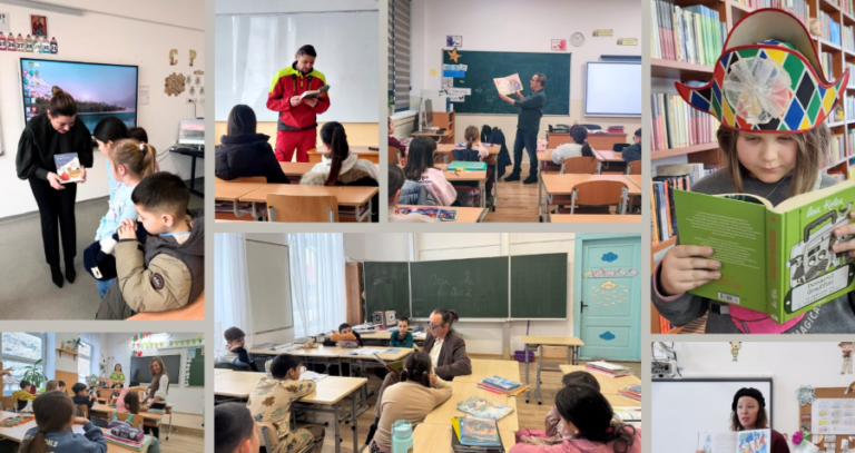 3500 de preșcolari și elevi din județul Sibiu au ascultat și au creat povești. SibiulmeuCITEȘTE în 70 de școli din județ