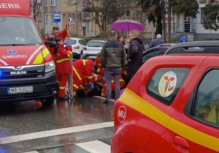 FOTO/ULTIMA ORĂ: Sibiancă de 82 de ani, rănită grav pe strada Nicolae Iorga