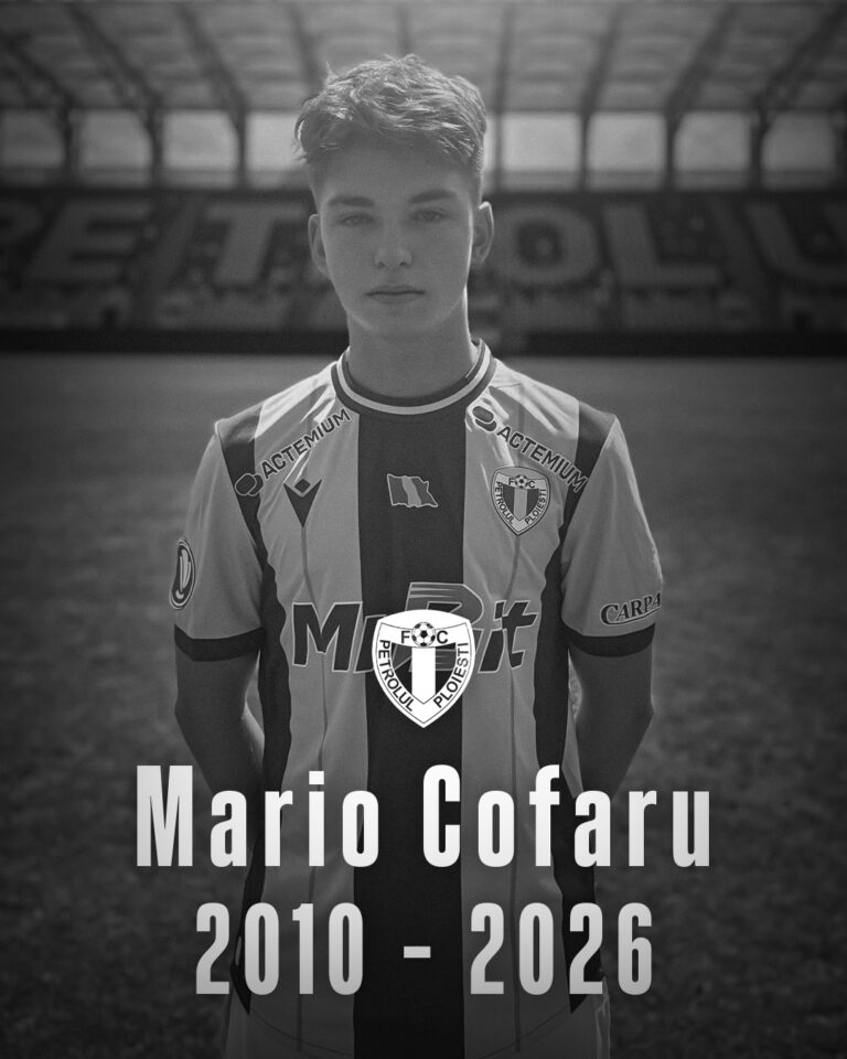 ULTIMA ORĂ: Fotbalistul unui club din Superliga României a murit la doar 16 ani