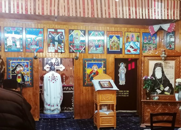 Sărbătoare la Bisericuța din incinta Spitalului de Pneumoftiziologie Sibiu