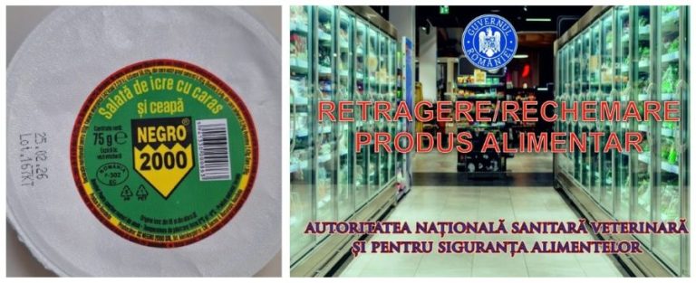 Kaufland retrage de la vânzare salata de icre cu caras și ceapă din cauza bacteriei Listeria