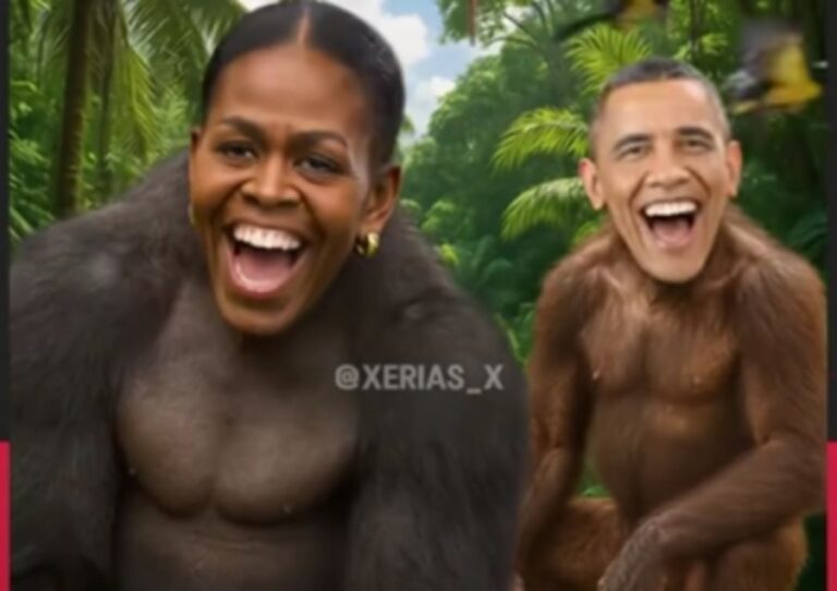 Barack Obama reacționează la videoclipul distribuit de Trump, în care fostul șef de stat american și soția sa sunt prezentați ca niște…maimuțe: controverse, acuzații de rasism și val de critici publice