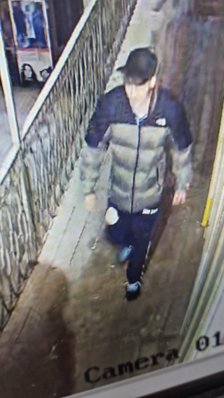 FOTO: El este unul dintre vandalii din Sibiu. Polițiștii locali l-au identificat, iar acum este cercetat penal