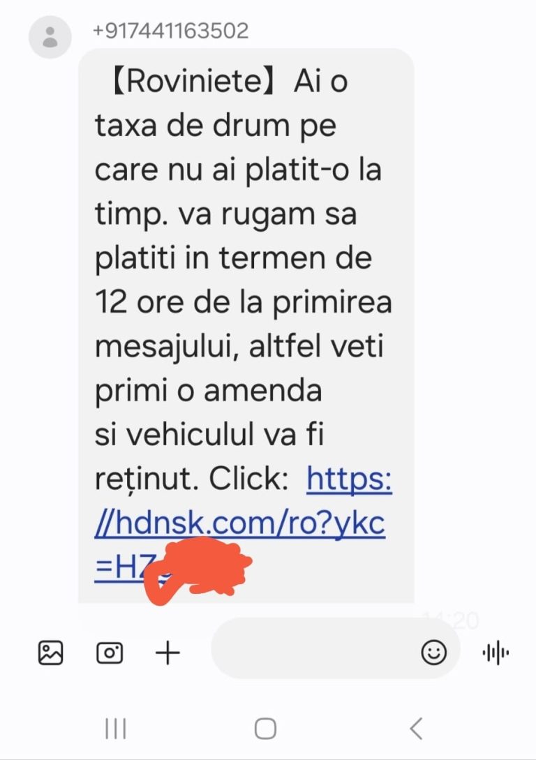 CNAIR: Atenție la mesajele false. Nu vor fi confiscate vehicule