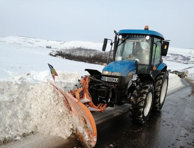 Soluție realizată 100% din cereale, utilizată la dezăpezire în județ