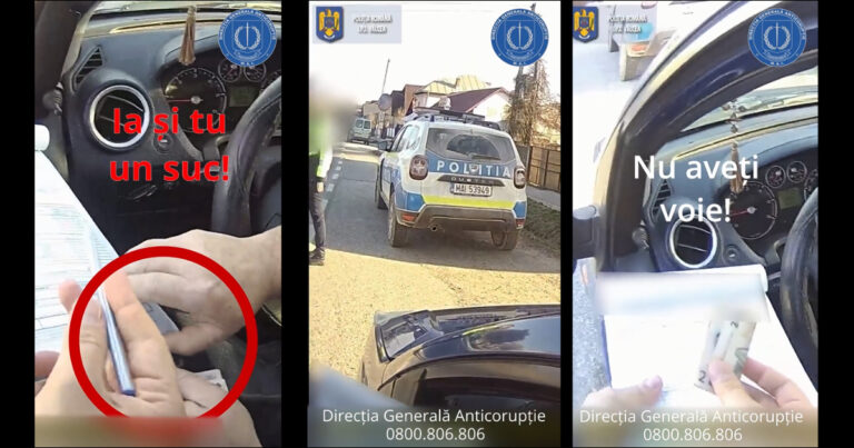VIDEO: ȘPAGĂ „în direct” la polițist: „Cât e amenda? Hai că rezolvăm…”