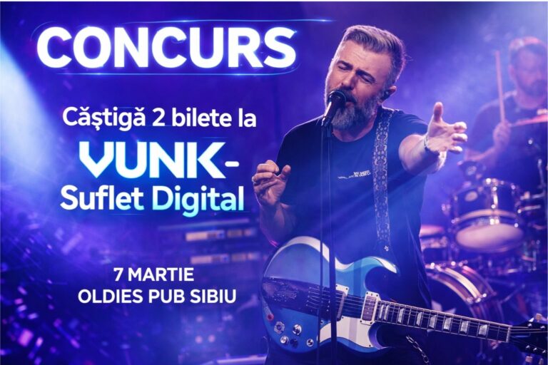 VUNK aduce „SUFLET DIGITAL” la Sibiu: Un spectacol-manifest despre umanitate și tehnologie