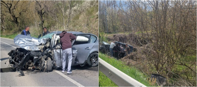 FOTO/ULTIMA ORĂ: Accident rutier teribil la ieșirea din Mediaș în Vinerea Mare. 7 persoane sunt implicate, 5 au ajuns la spital