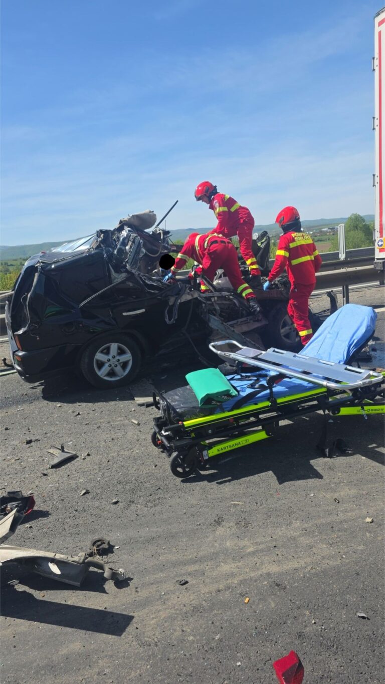 ULTIMA ORĂ: Accident grav pe A1 Sibiu–Sebeș: Elicopter SMURD chemat de urgență