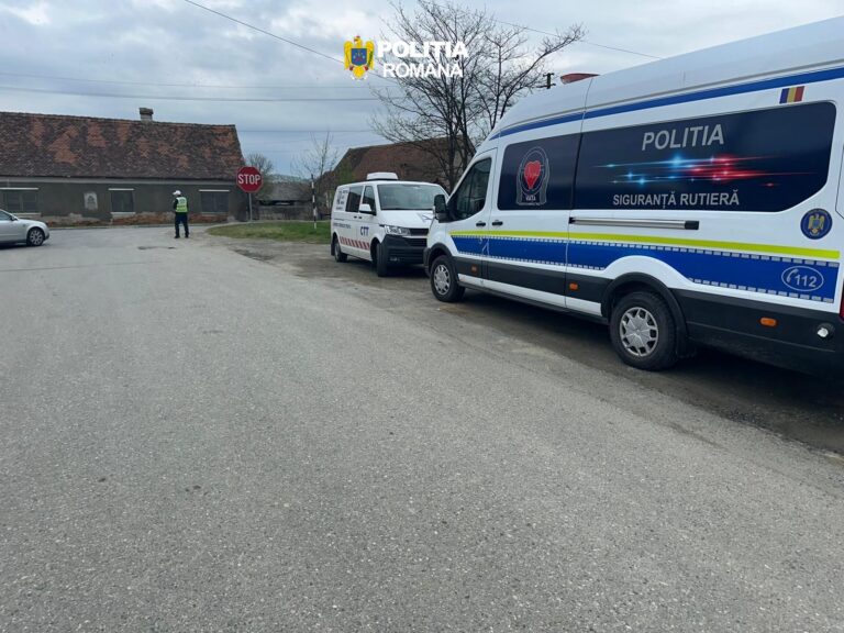 Pericol pe drumurile din Sibiu! Trei șoferi, prinși în situații grave de polițiști