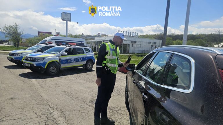 FOTO: Controale în forță ale poliției pe DN1. Ce s-a întâmplat de fapt