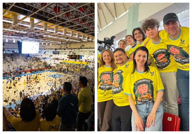 CSU Sibiu promovează sănătatea mintală prin sport: campanie dedicată tinerilor, lansată la meciul cu U-BT Cluj-Napoca