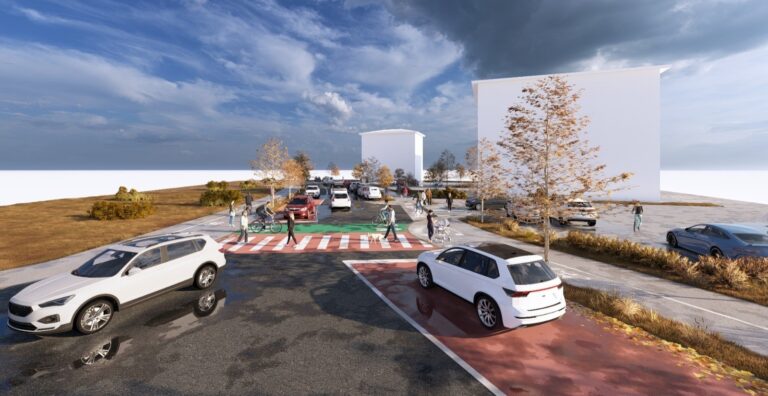 FOTO: Încep lucrările de modernizare pe strada Ogorului – vezi cum va arăta după transformare